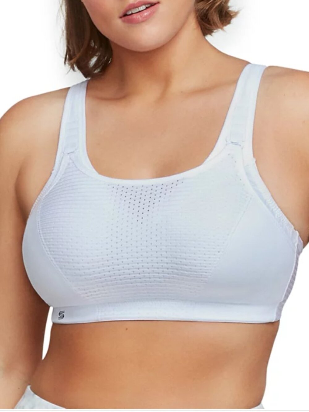 Glamorise 1166 Wirefree Support Bra 40DD White Full Coverage NEW